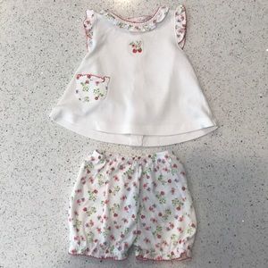 Kissy kissy girls 6-9 months set
